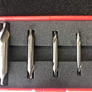 5PC M2HSS Combined Center Drills Countersinks 60 Degree Angle Bit Set