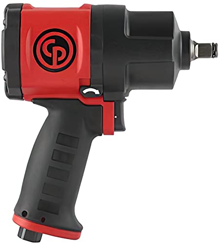 Chicago Pneumatic CP7748 Air Impact Wrench (1/2 Inch), Air Impact Gun Industrial Repair & Assembly Tool, Pistol Handle, Twin Hammer, Max Torque Output 959 ft. lbf/1300 Nm, 7000 RPM