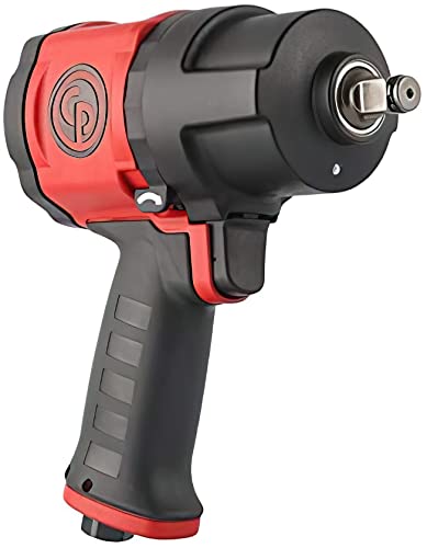 Chicago Pneumatic CP7748 Air Impact Wrench (1/2 Inch), Air Impact Gun Industrial Repair & Assembly Tool, Pistol Handle, Twin Hammer, Max Torque Output 959 ft. lbf/1300 Nm, 7000 RPM