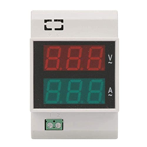 YWBL-WH Ammeter,Power Meter Digital Energy Meter LED Active Multi-Functional Power Meter for Measuring The AC Voltage and Current Din Rail with LED Display(AC80-300/100A)