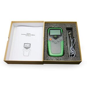 AMTAST TES11A Tesla Tester Digital Gauss Meter Surface Magnetic Field Meters Metal Probe Guassmeter with Ns Function