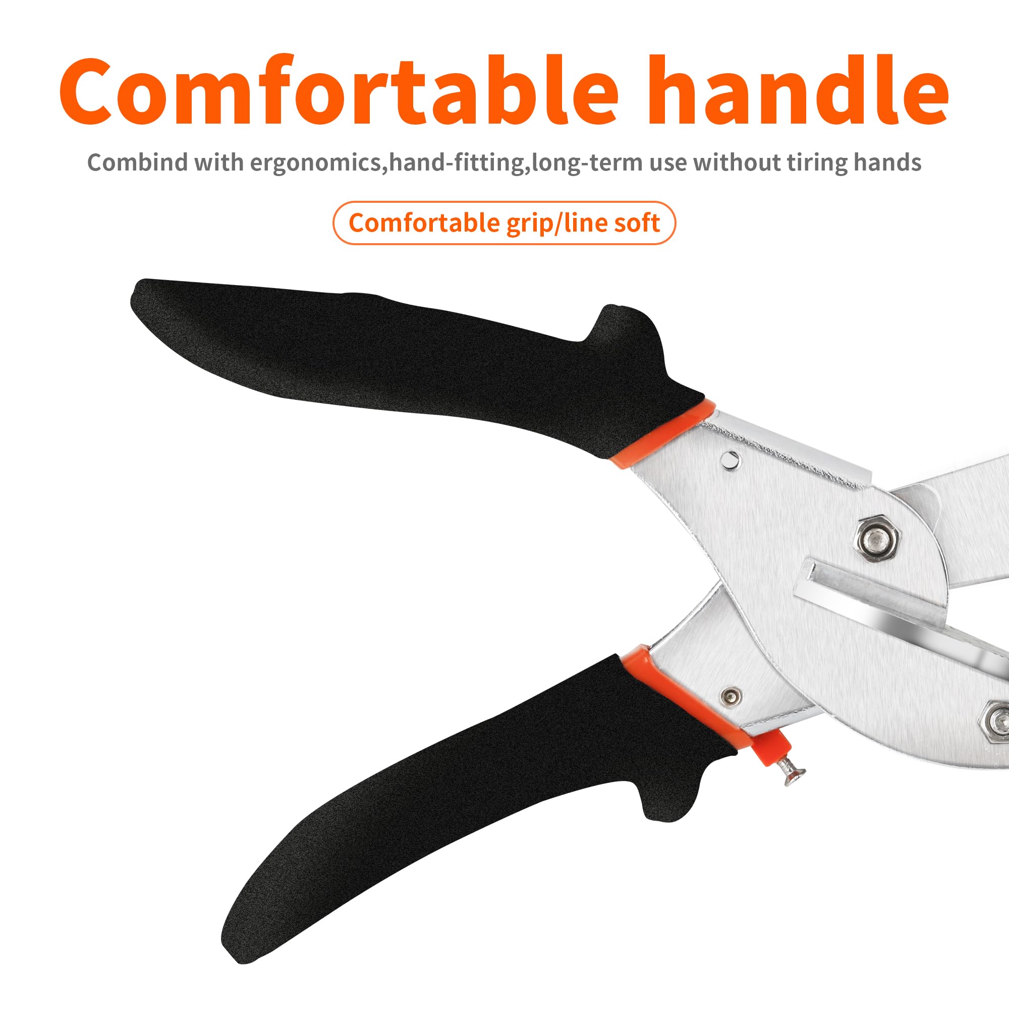 GARTOL Multifunctional Trunking/Miter Shears for Angular Cutting of Moulding and Trim, Adjustable at 45 To 135 Degree, Hand Tools for Cutting Soft Wood, Plastic, PVC, with Replacement blades