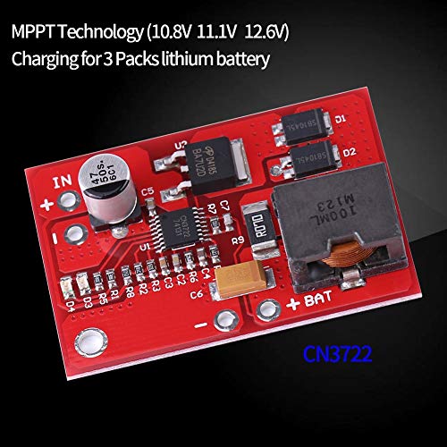 Mppt Lithium Ion MPPT Controller - 12V MPPT Solar Panel Controller 3 Series Lithium Li-ion 18650 Battery Charging Module