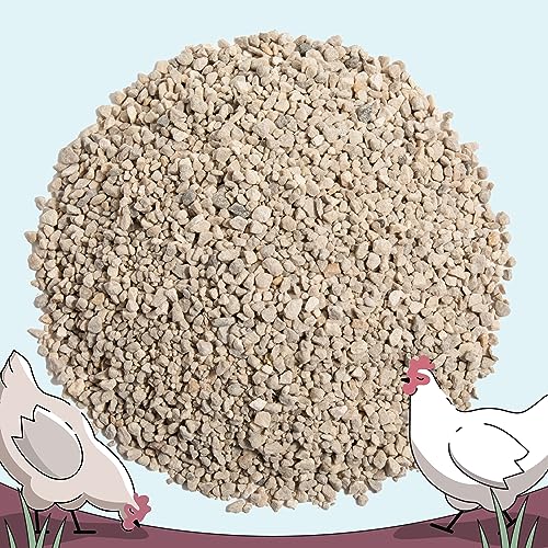 Mile Four | Oyster Shell | Calcium Supplement for Chickens | Natural Crushed Limestone Calcium Carbonate | Eggshell & Bone Booster for Laying Hens | US Mined | 4 lbs.