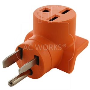 AC WORKS NEMA 6-30 Commercial Heater Adapter (50A Welder 6-50R Outlet)