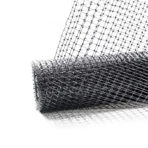 fencer wire 7 ft. x 100 ft. garden & plant protective netting with 3/4" mesh, reusable & doesn't tangle, protection against bird, deer and other animals, multiple choices available (c. heavy duty)