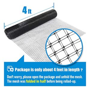 Fencer Wire 7 ft. x 100 ft. Garden & Plant Protective Netting with 3/4" Mesh, Reusable & Doesn't Tangle, Protection Against Bird, Deer and Other Animals, Multiple Choices Available (c. Heavy Duty)