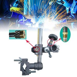 VPABES Welding Torch Holder, Welding Support Mig Gun Holder Clamp Mountings, Welding Positioner Turntable Support for MIG MAG CO2