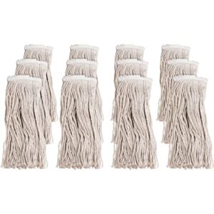 genuine joe cotton blend mop refill (pack of 12)