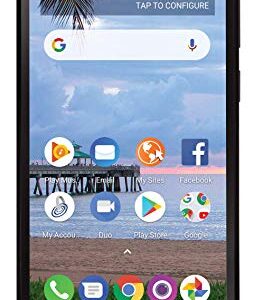 Simple Mobile TCL A1 4G LTE Prepaid Smartphone (Locked) - Black - 16GB - Sim Card Included - GSM