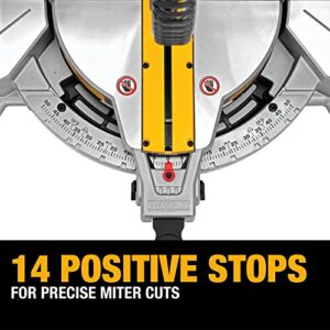 DEWALT Miter Saw, 12-Inch, Double Bevel, Compound, XPS Cutline, 15-Amp (DWS716XPS)