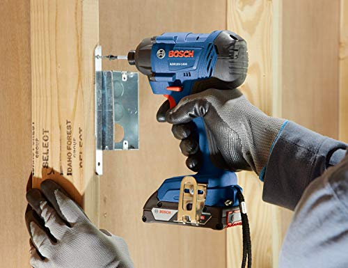 BOSCH GDR18V-1400B12 18V 1/4 In. Hex Impact Driver Kit with 2.0Ah Battery