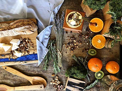 Epoxy Resin Board | Handcrafted River Board, Epoxy Resin Wooden Serving Board Antipasto Platter Charcuterie, Gift Board, Cutting Board