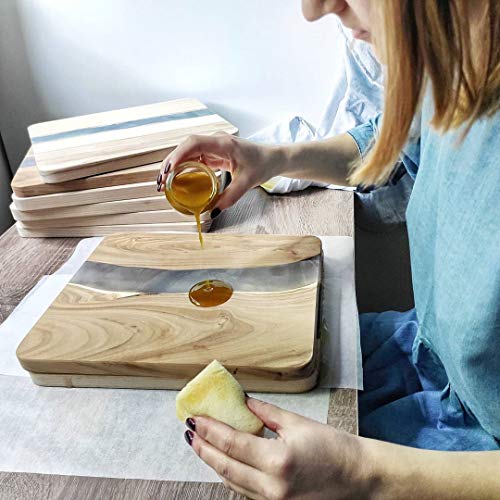 Epoxy Resin Board | Handcrafted River Board, Epoxy Resin Wooden Serving Board Antipasto Platter Charcuterie, Gift Board, Cutting Board