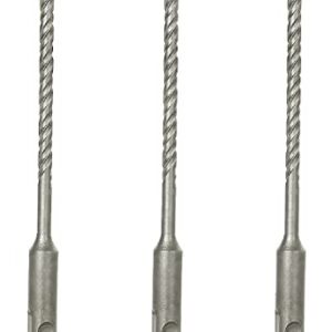 SDS-Plus Rotary Hammer Rock Drill Bit 3Pcs 5/32 in.x 6 in. Carbide Tip Drill Mason Concrete Bricks