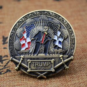 Donald Trump Challenge Coin,President Donald Trump Commemorative Novelty Coin, Trump Back America,