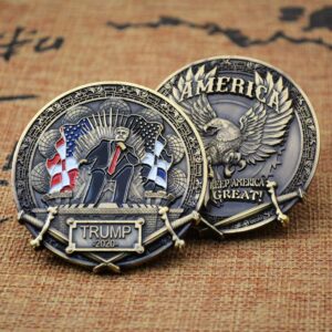 Donald Trump Challenge Coin,President Donald Trump Commemorative Novelty Coin, Trump Back America,