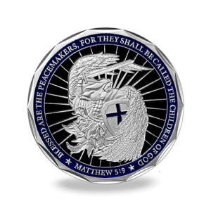 St Michael Police Challenge Coin Police Officers Prayer Coin