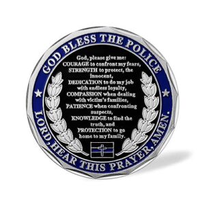 St Michael Police Challenge Coin Police Officers Prayer Coin