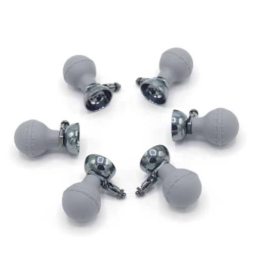 Universal EKG Suction Electrode Ball Adult Size Ag/AgCI Grey Set of 6pcs