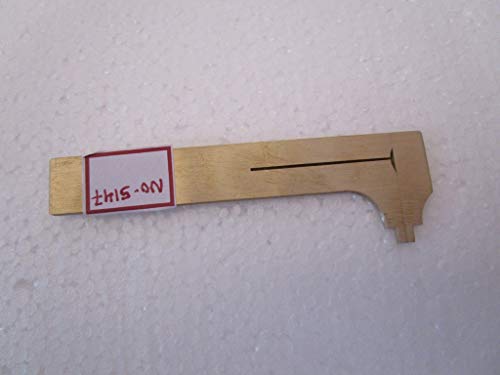 Handy Sliding Gauge Brass Vernier Caliper Ruler Measuring Tool Double Scales mm/inch Mini Brass Pocket Ruler : (100mm)