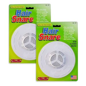 o'malley hair snare drain cover universal - white (2 pack) …