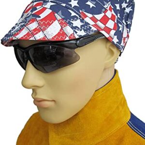 Kevlar Welding Cap Mesh Inside Liner Pure Cotton Orange