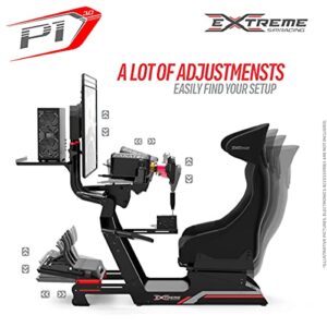 Extreme Sim Racing Wheel Stand Advanced Cockpit P1 Black Edition Racing Simulator For Logitech G29, G920, G923 Thrustmaster Fanatec Simagic - DIRECT DRIVE READY