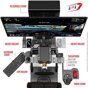 Extreme Sim Racing Wheel Stand Advanced Cockpit P1 Black Edition Racing Simulator For Logitech G29, G920, G923 Thrustmaster Fanatec Simagic - DIRECT DRIVE READY