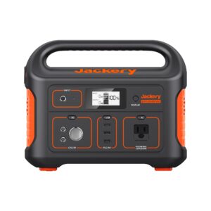 jackery portable power station explorer 500, 518wh outdoor solar generator mobile lithium battery pack with 110v/500w ac outlet for home use, emergency backup,road trip camping (solar panel optional)