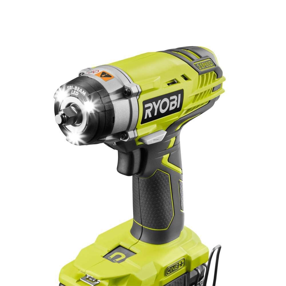 Ryobi 18-Volt ONE+ Cordless 3/8 in. 3-Speed Impact Wrench (Tool Only) P263