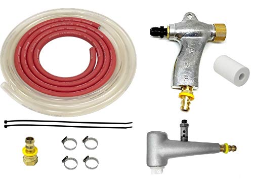 Blastline Suction Blast Cabinet Gun and Metering Valve Kit w/ 1/4" Orifice (#4) Ceramic Nozzle