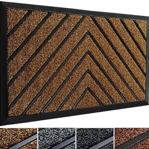ubdyo extra durable door mat - dirt trapping welcome mats - non-slip door mats - low profile front door mat 30x17 - doormat - entryway - door mats