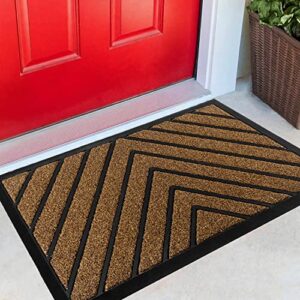 ubdyo Extra Durable Door Mat - Dirt Trapping Welcome Mats - Non-Slip Door Mats - Low Profile Front Door Mat 30x17 - Doormat - Entryway - Door Mats