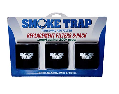 Smoke Trap 2.0 - Replacement Cartridges for Personal Air Filter - 3 Pack