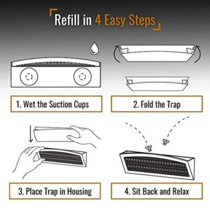 Dr. Killigan's The Fly Inn Replacements - Replacement Traps for The Fly Inn (6 Insert Refills)