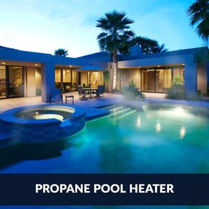 Hayward W3H400FDP Universal H-Series 400,000 BTU Propane Pool and Spa Heater for In-Ground Pools and Spas