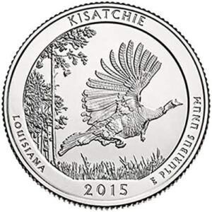 2015 p,d,s bu kisatchie louisiana national park np quarter choice uncirculated us mint 3 coin set