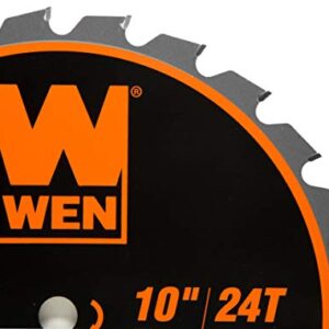 WEN BL1024 10-Inch 24-Tooth Carbide-Tipped Professional Multi-Material Framing Saw Blade