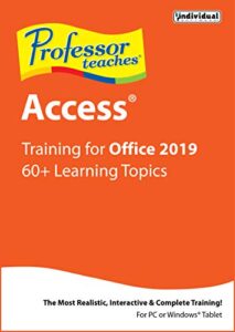 professor teaches access 2019 [pc download]