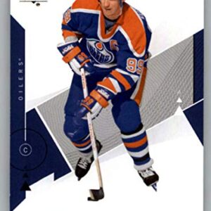 2018-19 SP Authentic Hockey #99 Wayne Gretzky Edmonton Oilers Official NHL Trading Card From Upper Deck (UD)