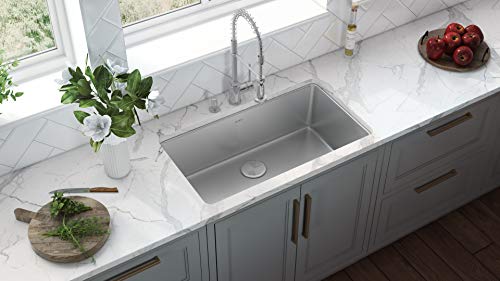 Ruvati 31-inch Undermount Kitchen Sink 16 Gauge Stainless Steel Single Bowl - RVM5931