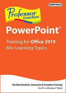 professor teaches powerpoint 2019 [pc download]