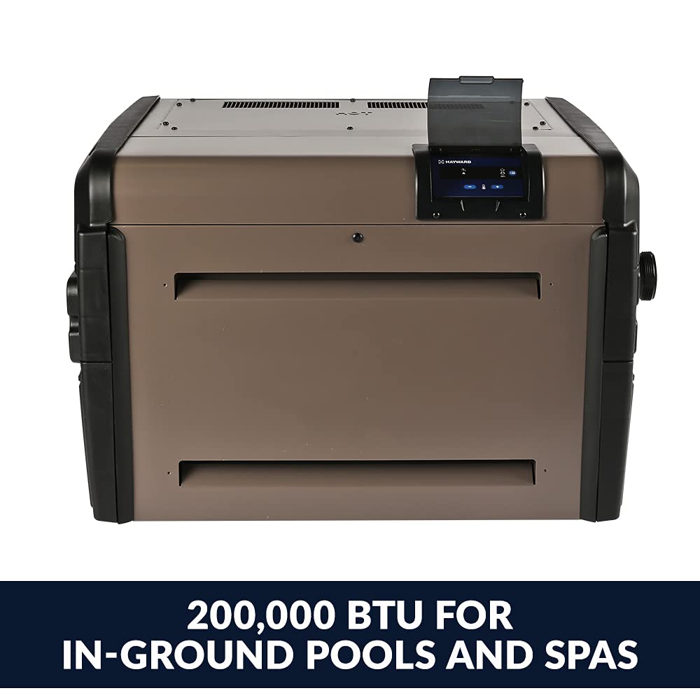 Hayward W3H200FDN Universal H-Series 200,000 BTU Natural Gas Pool and Spa Heater for In-Ground Pools and Spas