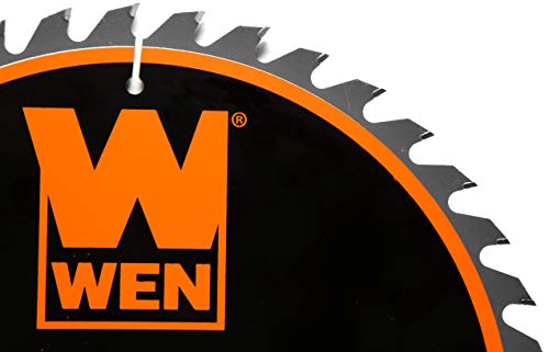 WEN BL1040 10-Inch 40-Tooth Carbide-Tipped Professional Woodworking Saw Blade for Miter Saws and Table Saws