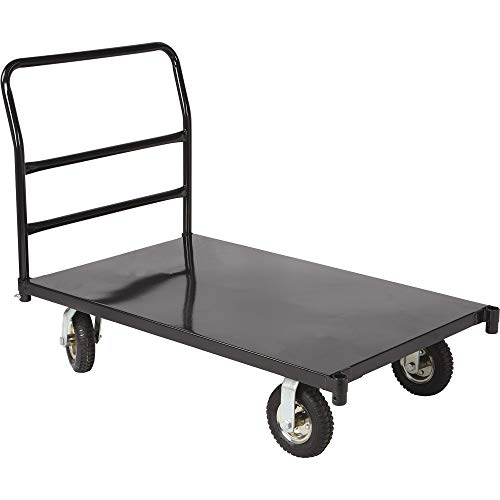 Ironton Metal Platform Cart - 1000-Lb. Capacity, 48in.L x 30in.W, 8in. Casters