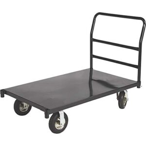 ironton metal platform cart - 1000-lb. capacity, 48in.l x 24in.w, 8in. casters