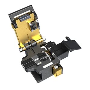 ORIENTEK Optical Fiber Cleaver Double Fixture High Precision Fiber Optic Cutting tools Wire Stripping Machine clivador fibra óptica 48,000 Cleaves (FC-30 Cleaver)