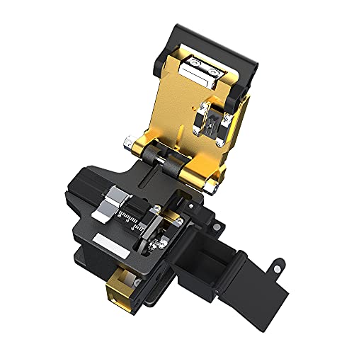 ORIENTEK Optical Fiber Cleaver Double Fixture High Precision Fiber Optic Cutting tools Wire Stripping Machine clivador fibra óptica 48,000 Cleaves (FC-30 Cleaver)