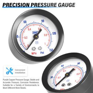 TAILONZ PNEUMATIC 1/4 Inch NPT AFR2000 Air Filter Pressure Regulator Kit（0 to 145 Psi）5 Micron Brass Element Air Tool Compressor Filter with Gauge